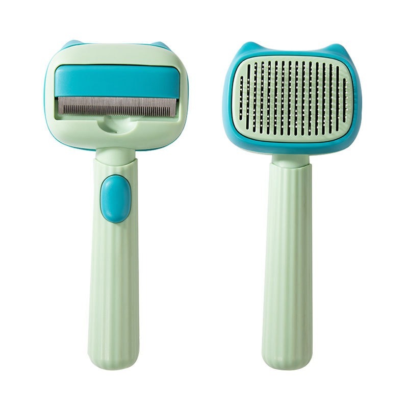 Pet Deshedding Grooming Brush Dematting Comb For Short And Long Hair