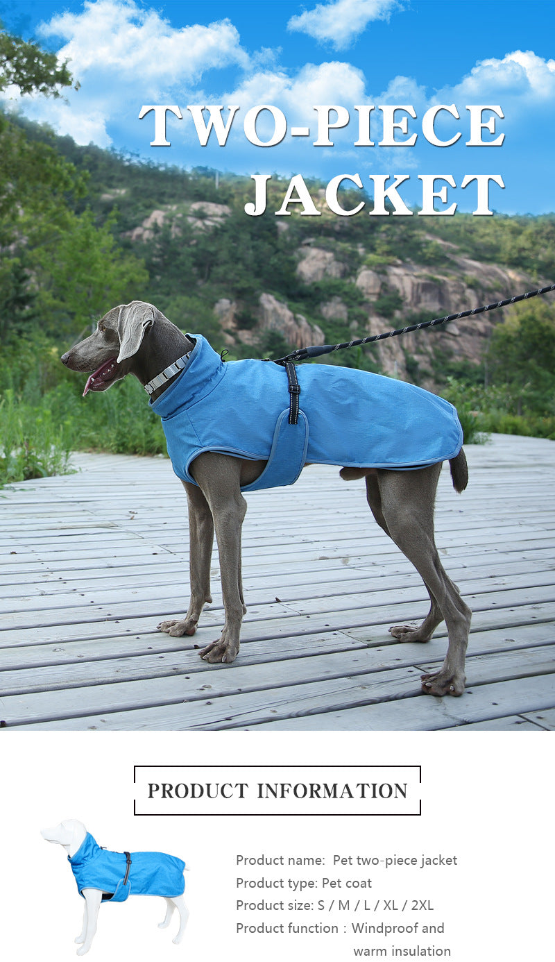 Winter Outdoor Pet Shell Jacket Ski Suit