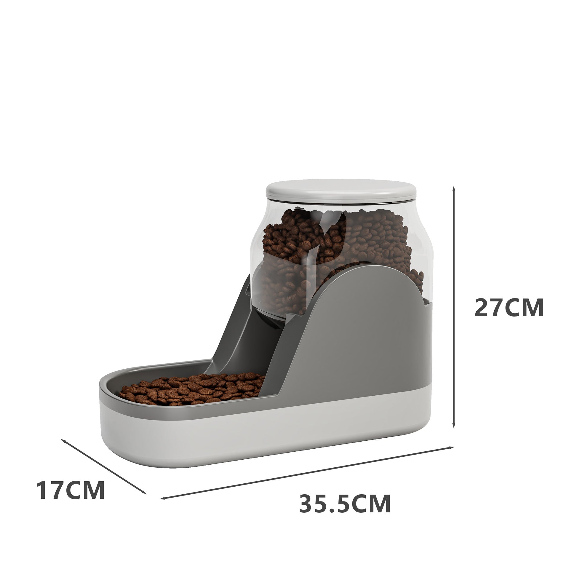 Automatic Water Fountain and Food Dispenser for Pets Large Capacity