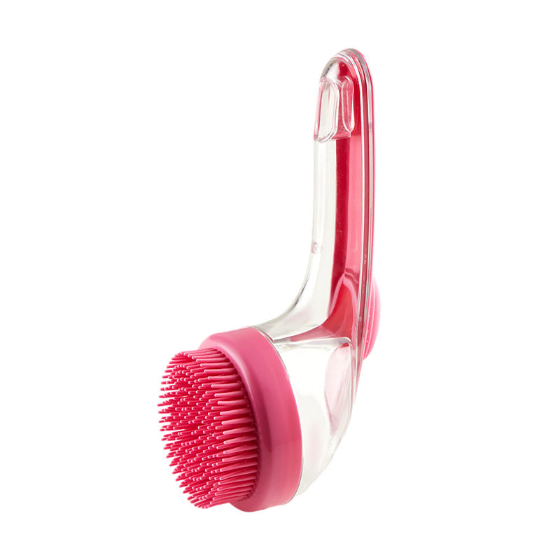 Long-Handle Pet Bath Brush For Grooming And Cleaning