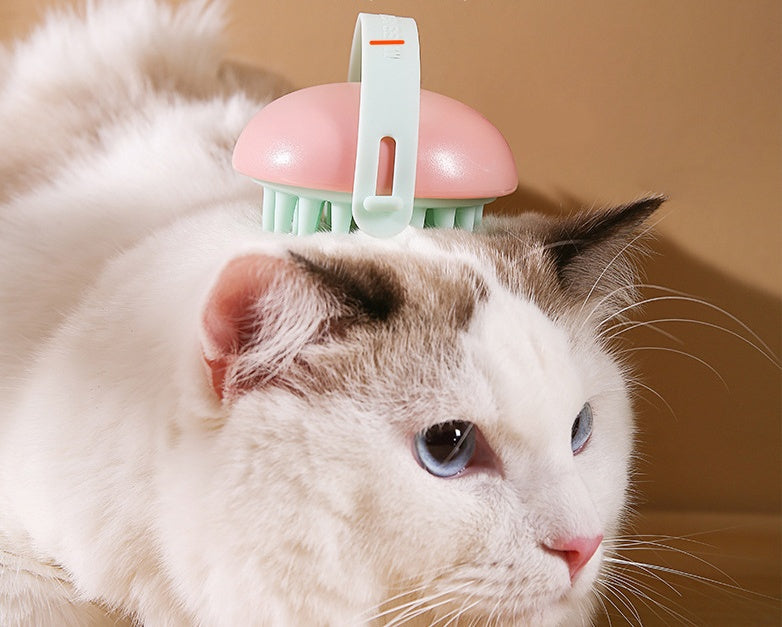 Silicone Pet Massage Bath Brush For Grooming