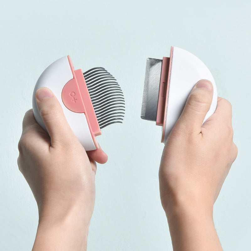 Pet Grooming Comb Steel Brush For Shedding And Matted Hair Care