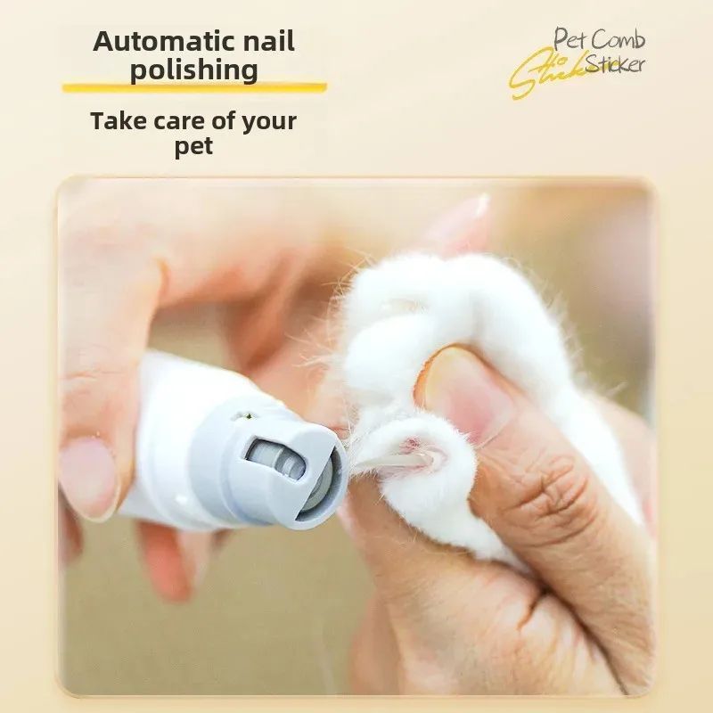 Rechargeable Two In One Pet Nail Trimmer And Grooming Comb