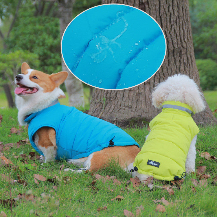 Thickened Waterproof Reflective Double-Sided Pet Jacket