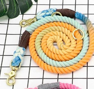 Multi Color Cotton Pet Long Leash For Training And Walking
