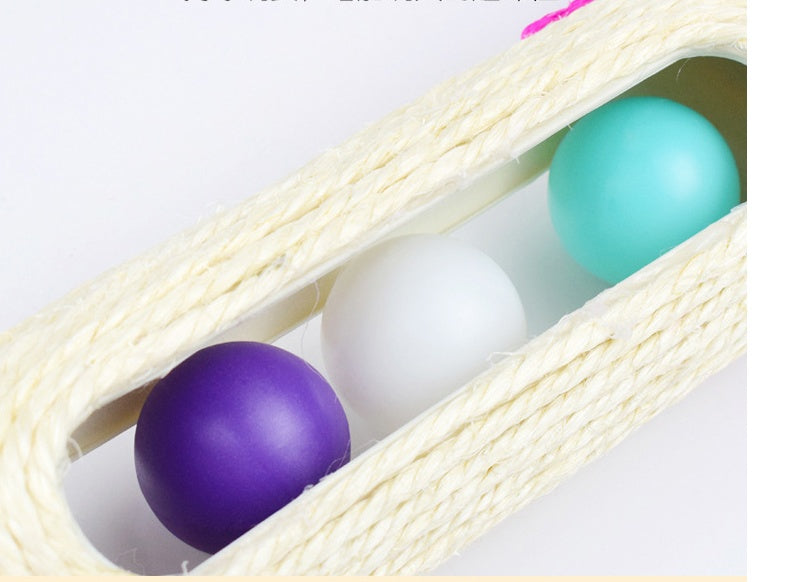 Durable Sisal Drum Toys for Pets Interactive Fun