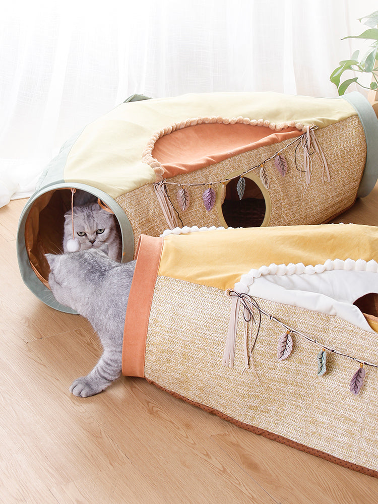 Pet Cat Litter Net Roll Interactive Totoro Toy