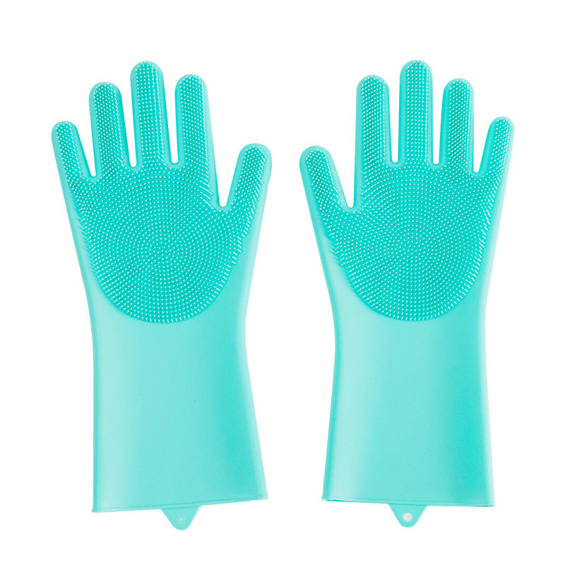 Silicone Pet Grooming Glove For Bathing Hair Removal And Massage
