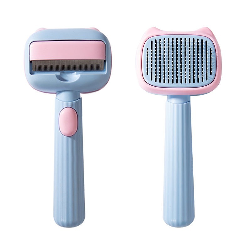 Pet Deshedding Grooming Brush Dematting Comb For Short And Long Hair