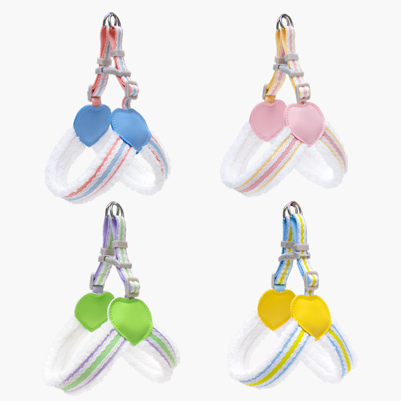 Summer Breathable Pet Vest Harness And Leash For Small Pets