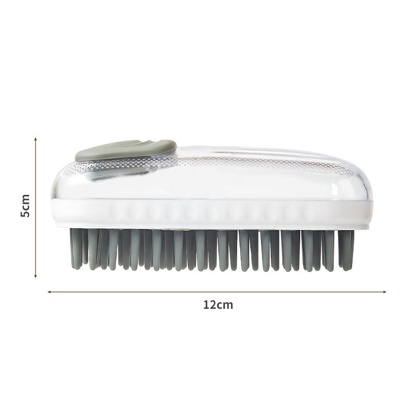Silicone Pet Bath Brush For Gentle Massage And Cleaning