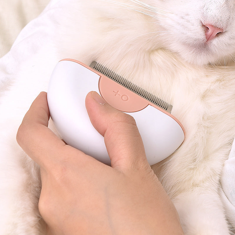 Pet Grooming Comb Steel Brush For Shedding And Matted Hair Care
