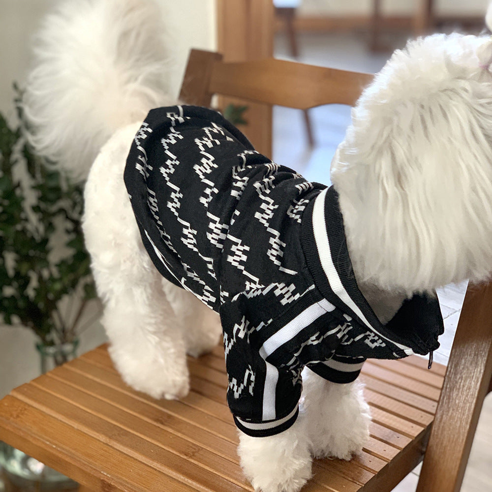 Autumn Winter Zipper Pet Jacket Coat