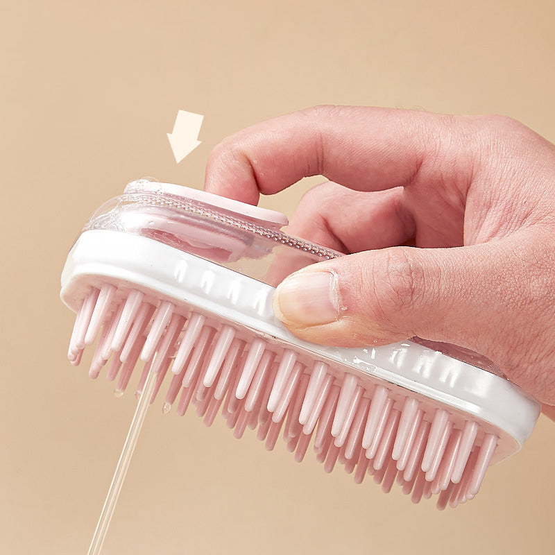 Silicone Pet Bath Brush For Gentle Massage And Cleaning