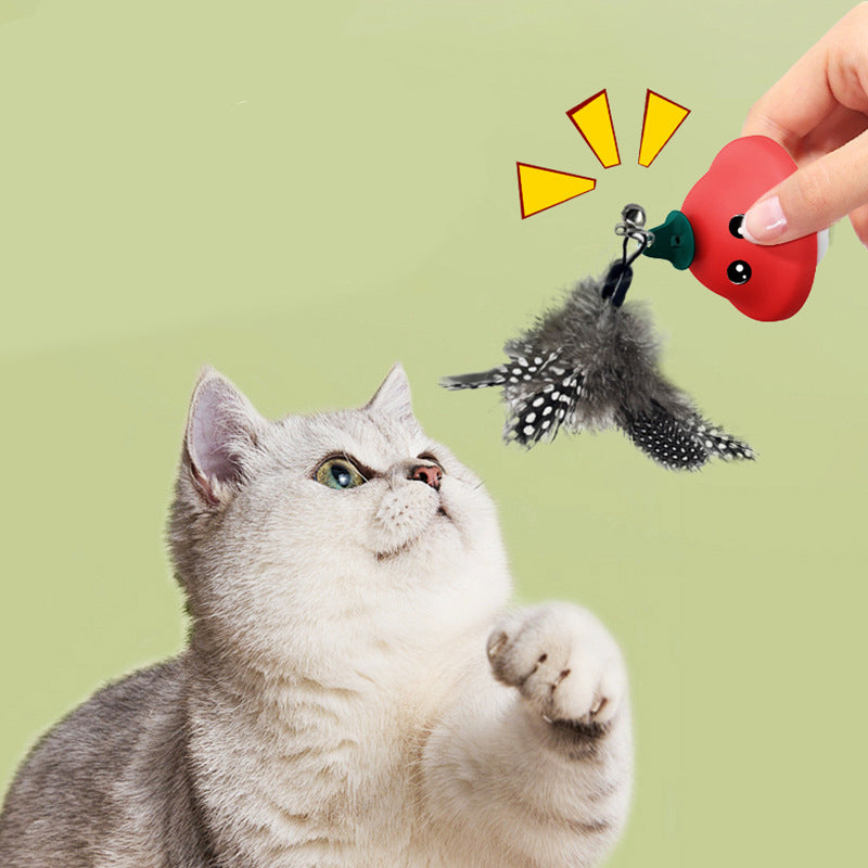 Retractable Wand Suction Cup Interactive Toys for Pets