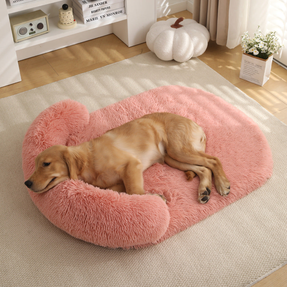 Plush Pet Bed Warm Cushion For Comfortable Sleep And Rest