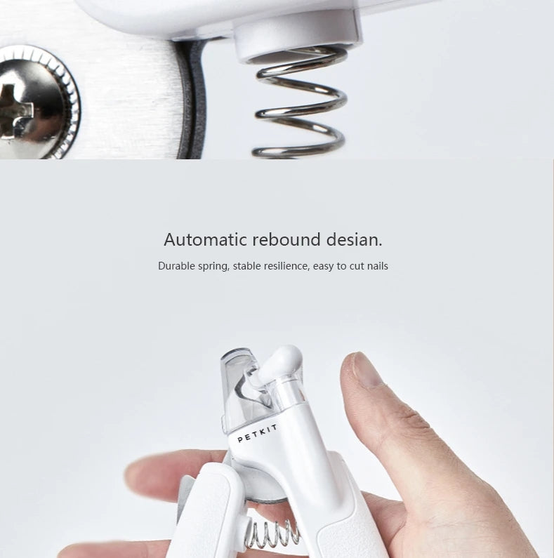 Professional Pet Nail Clipper Scissors With LED Light Grooming Tool