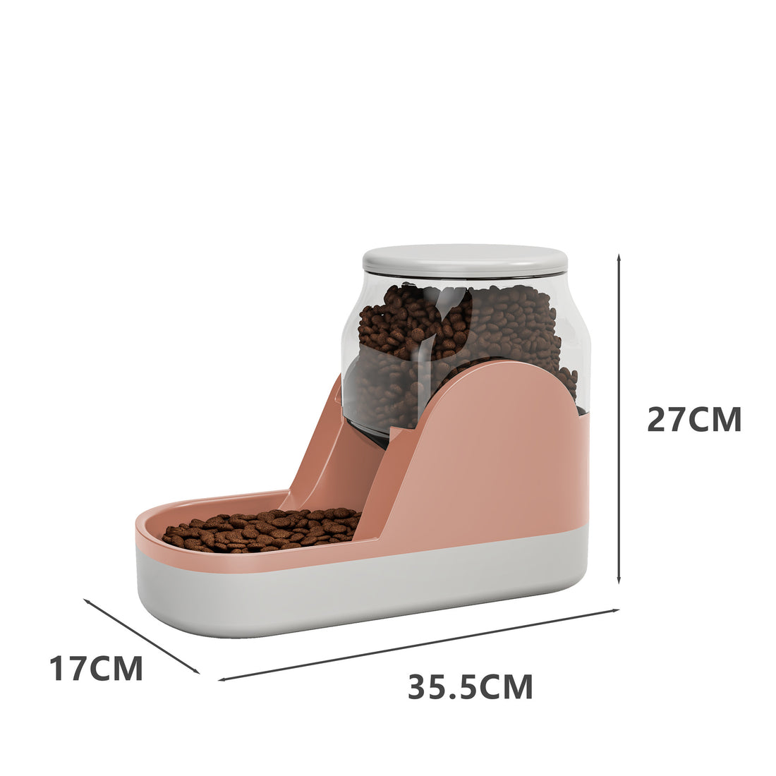 Automatic Water Fountain and Food Dispenser for Pets Large Capacity
