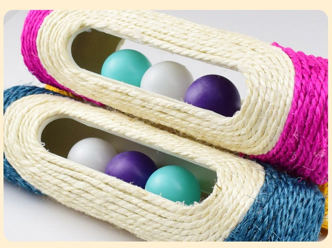 Durable Sisal Drum Toys for Pets Interactive Fun