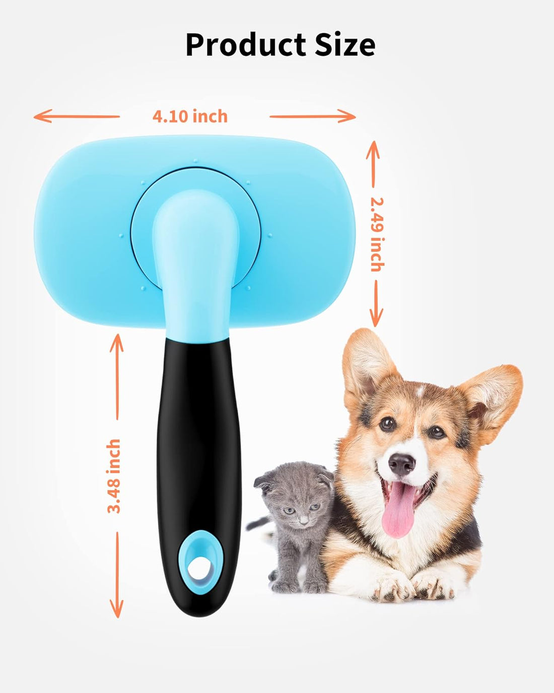 Pet Grooming Brush Shedding Tool For Hair Removal And Care