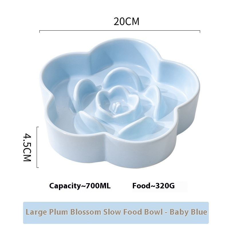 Ceramic Slow Feeding Bowl for Pets