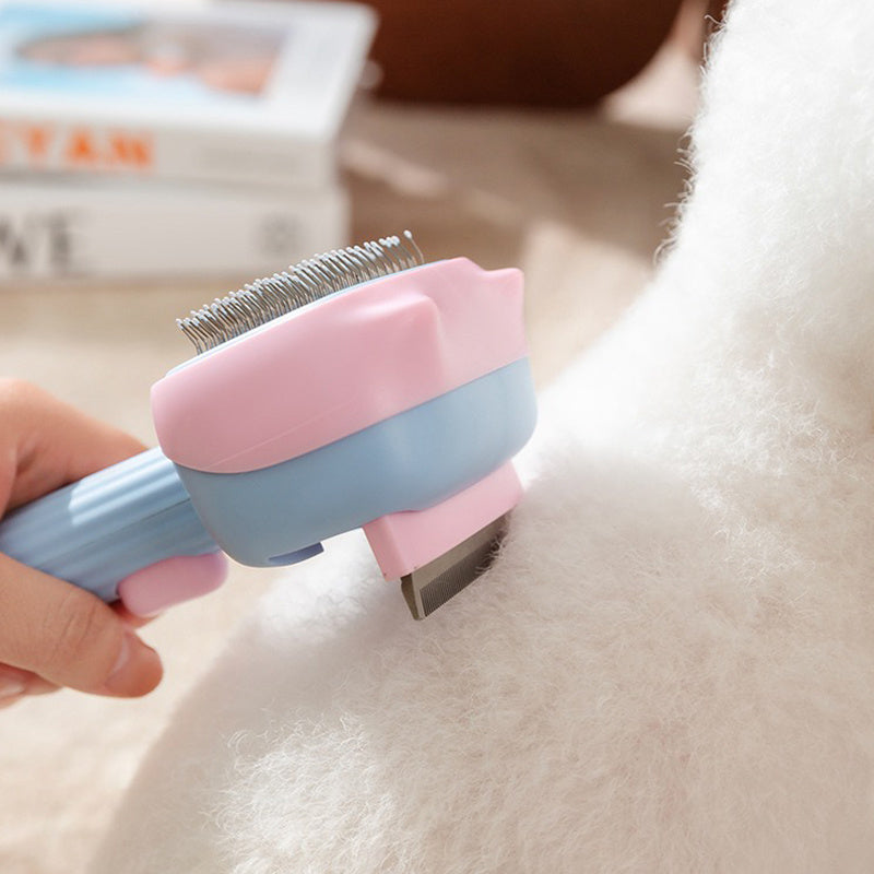 Pet Deshedding Grooming Brush Dematting Comb For Short And Long Hair