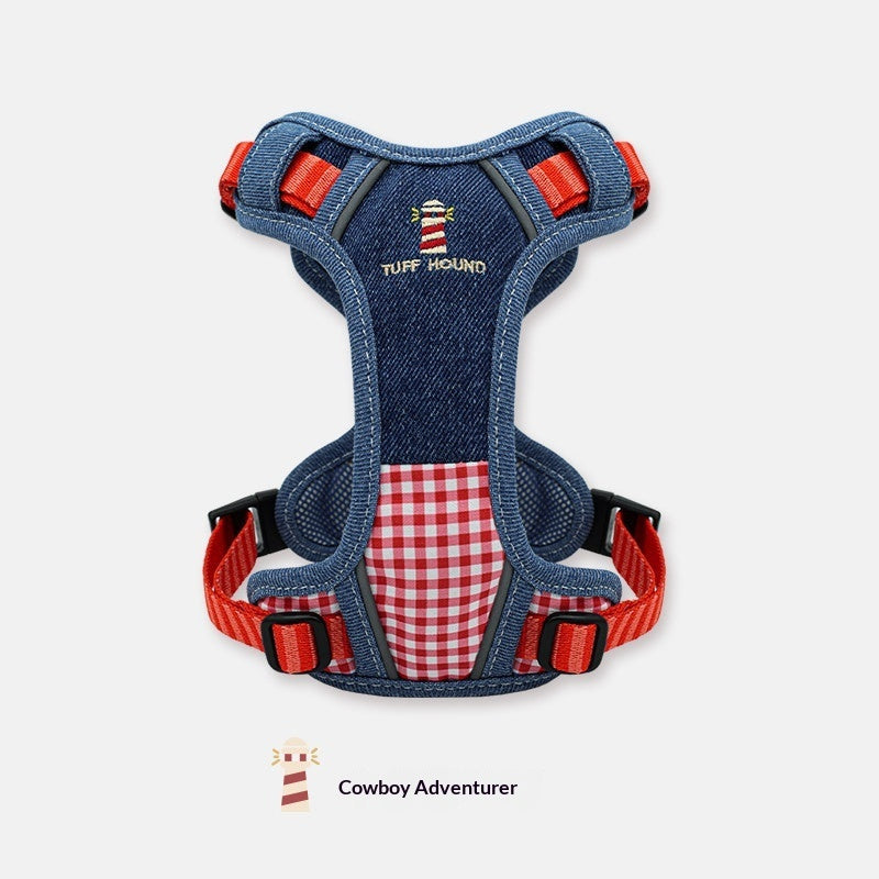 Pet Harness Vest Style Walking Leash For Small To Medium Pets