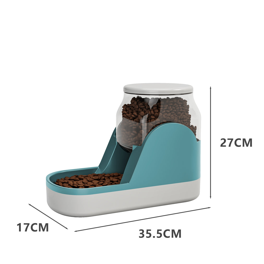 Automatic Water Fountain and Food Dispenser for Pets Large Capacity