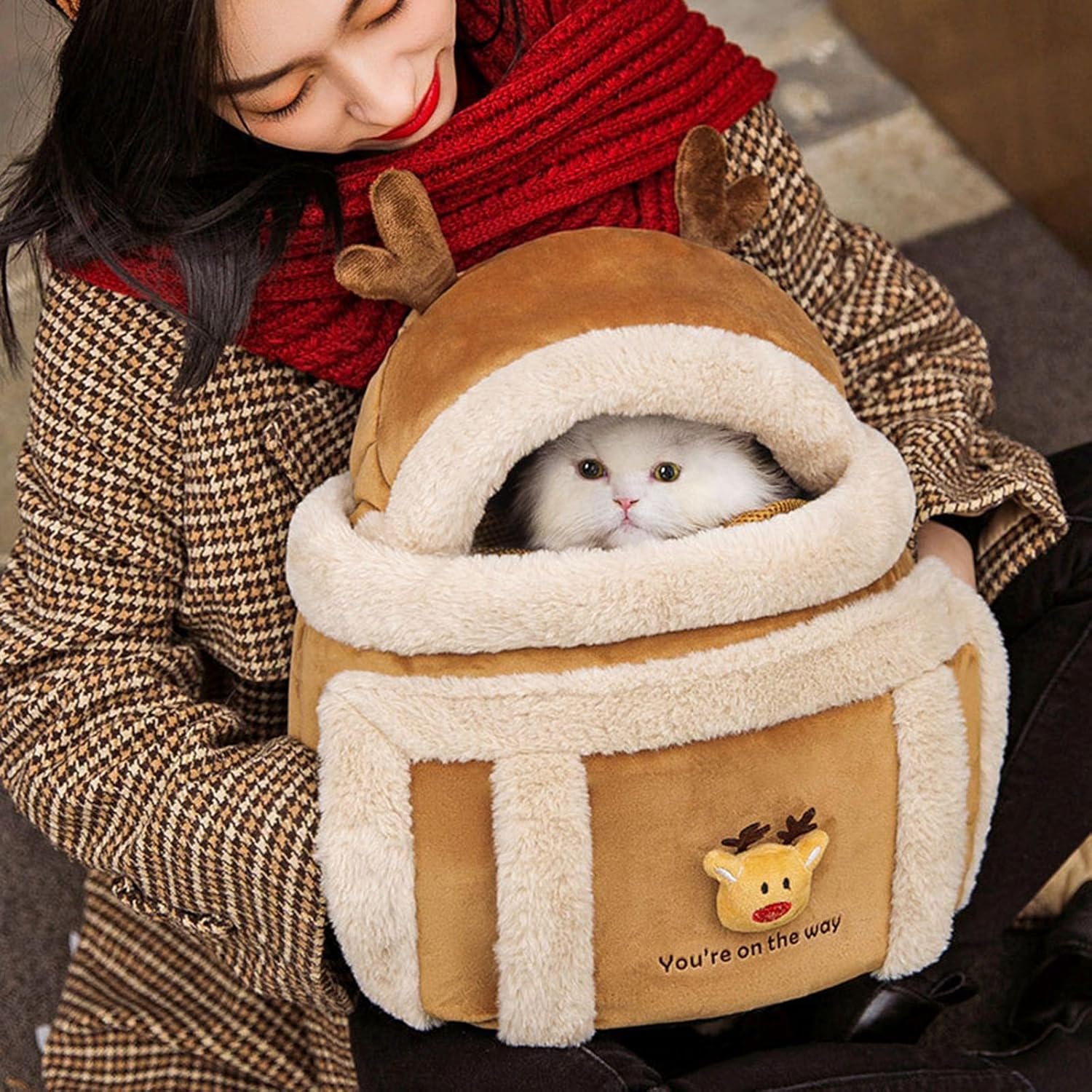 Portable Pet Carrier Bag for Dogs and Cats Travel Shoulder Sling