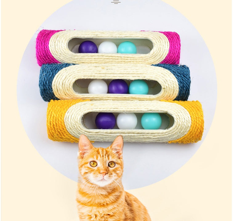 Durable Sisal Drum Toys for Pets Interactive Fun