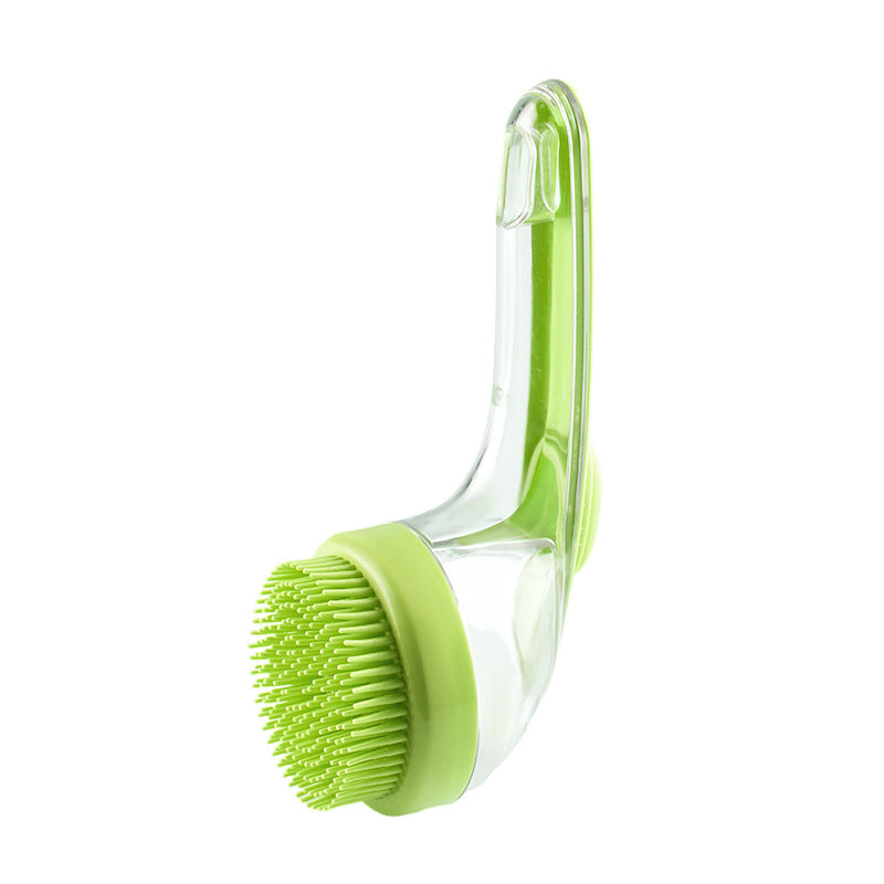 Long-Handle Pet Bath Brush For Grooming And Cleaning