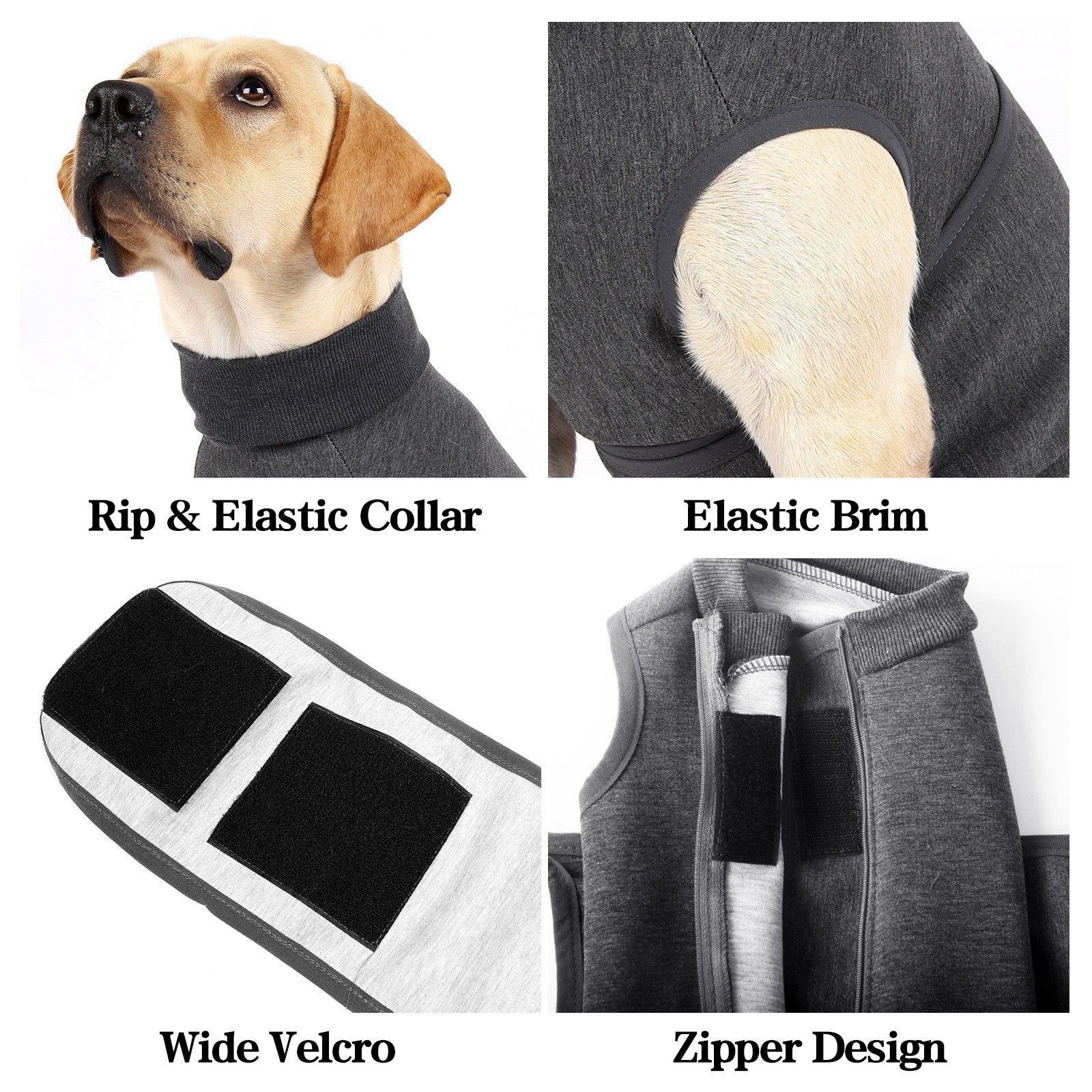 Polyester Cotton Double-Layer Pet Comfort Jacket