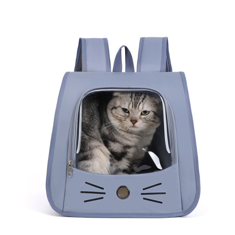 Breathable Portable Pet Carrier Backpack For Outdoor Travel Transport