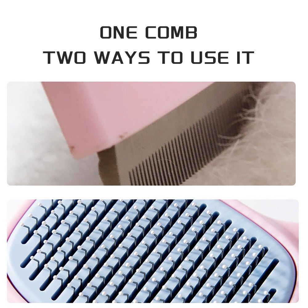 Pet Deshedding Grooming Brush Dematting Comb For Short And Long Hair