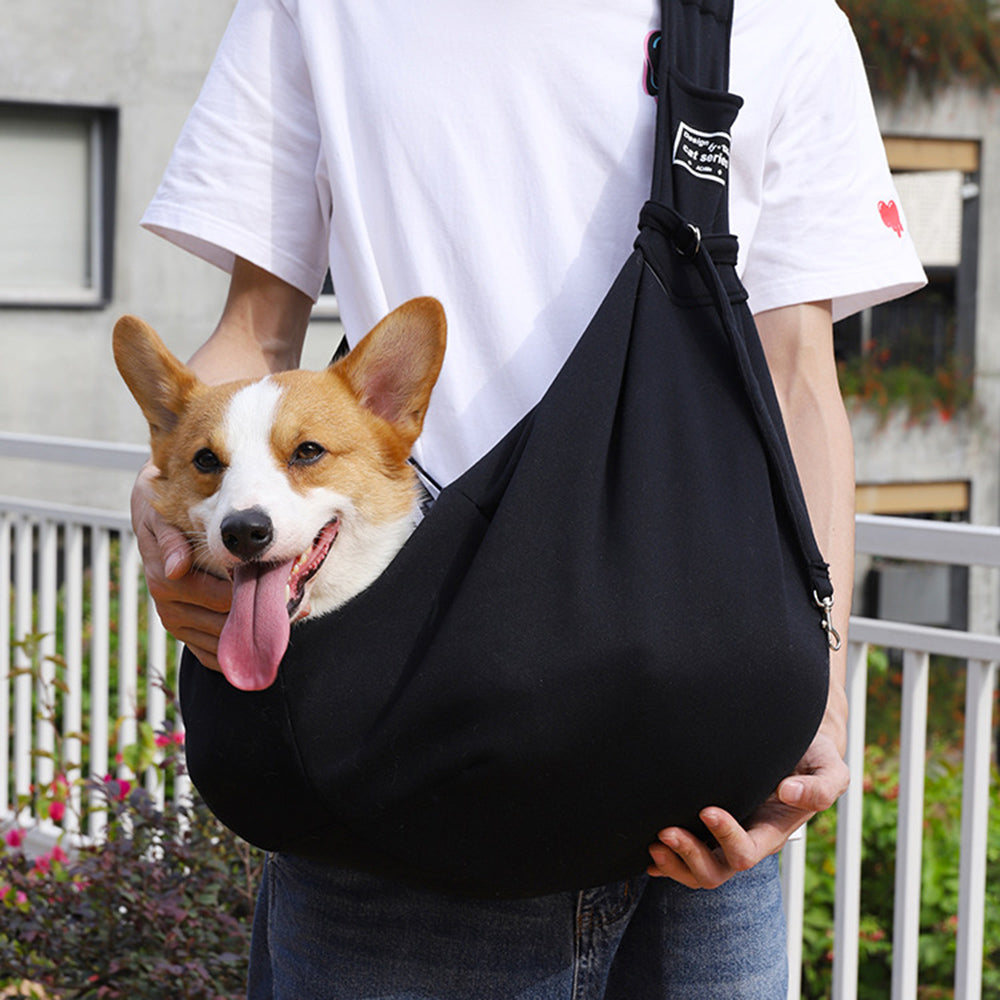 Comfortable Cotton Pet Carrier Bag Outdoor Travel Shoulder Sling