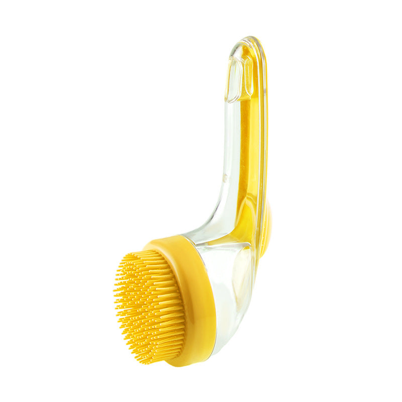 Long-Handle Pet Bath Brush For Grooming And Cleaning