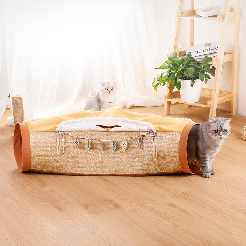 Pet Cat Litter Net Roll Interactive Totoro Toy